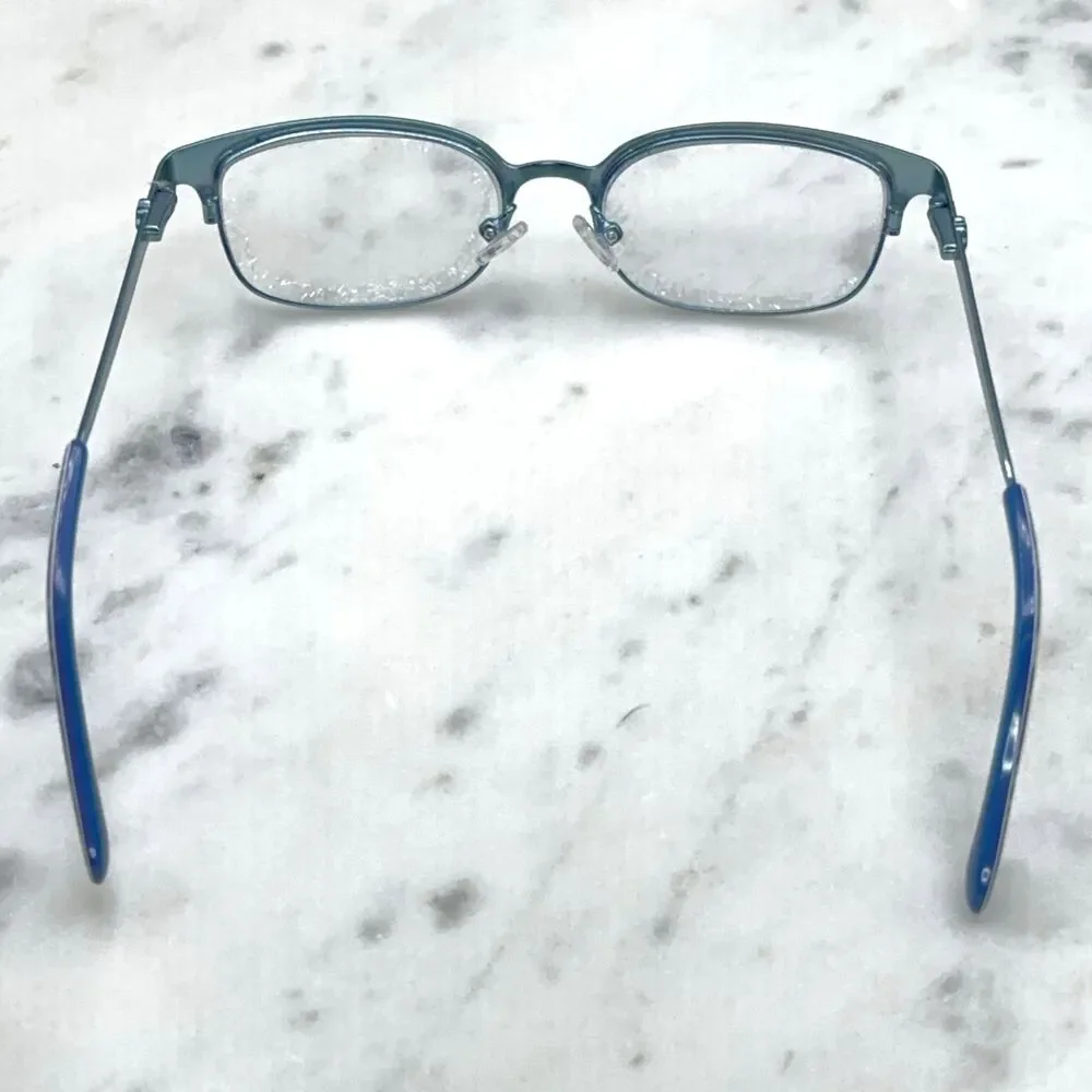 Lilly Pulitzer BL Effie Blue Youth Oval Eyeglasses Frames Only 48-16-130